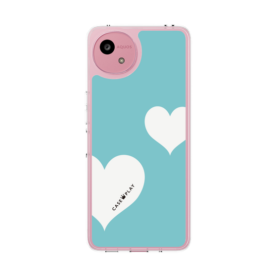 Slim Protection Case［ Two Hearts - Blue ］
