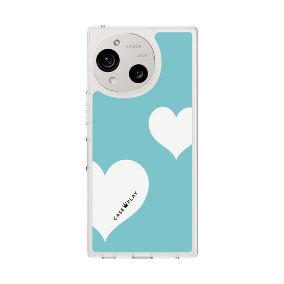 Slim Protection Case［ Two Hearts - Blue ］