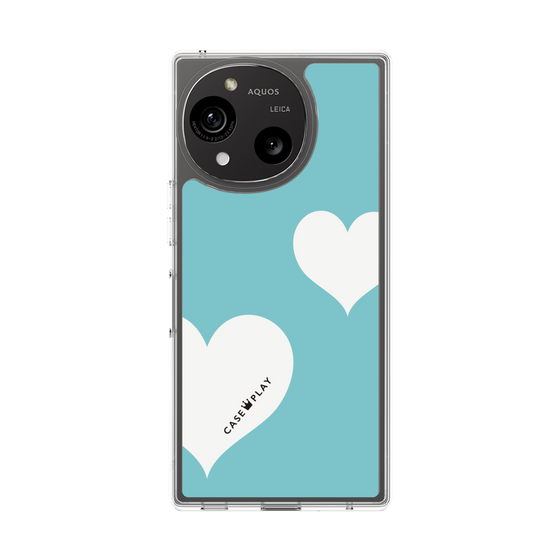 Slim Protection Case［ Two Hearts - Blue ］