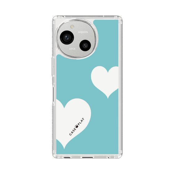 Slim Protection Case［ Two Hearts - Blue ］