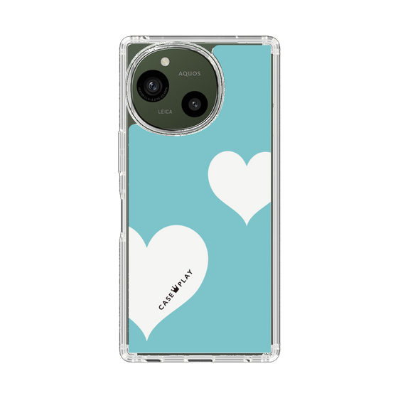 Slim Protection Case［ Two Hearts - Blue ］