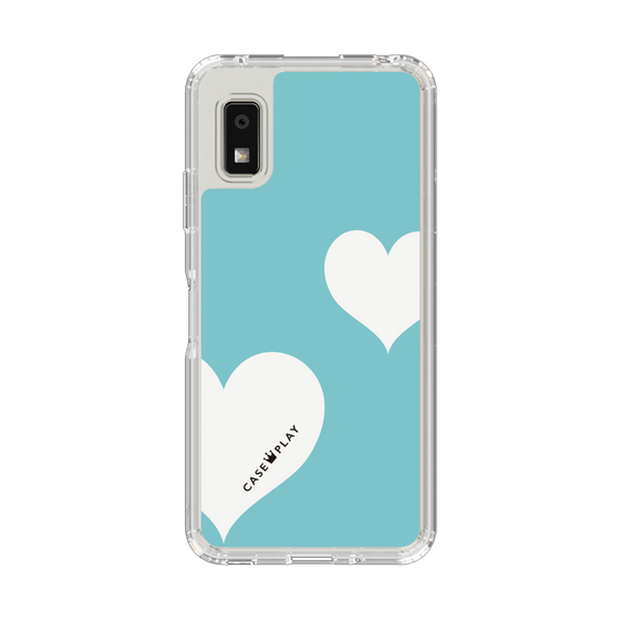 Slim Protection Case［ Two Hearts - Blue ］