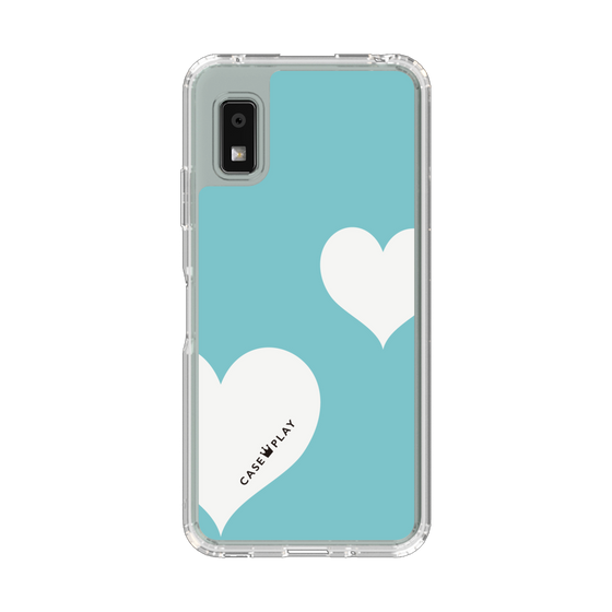 Slim Protection Case［ Two Hearts - Blue ］
