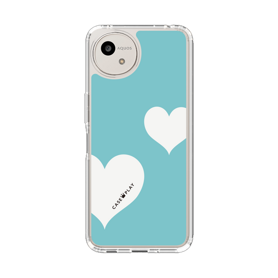 Slim Protection Case［ Two Hearts - Blue ］