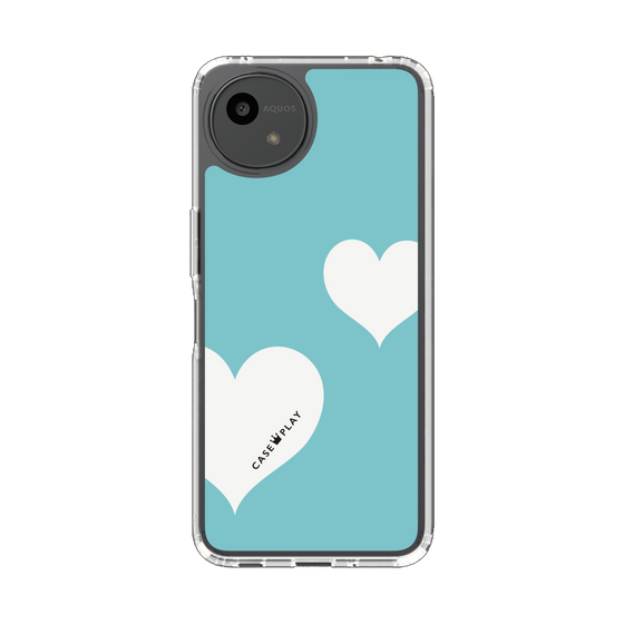 Slim Protection Case［ Two Hearts - Blue ］