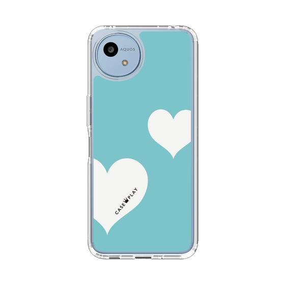 Slim Protection Case［ Two Hearts - Blue ］