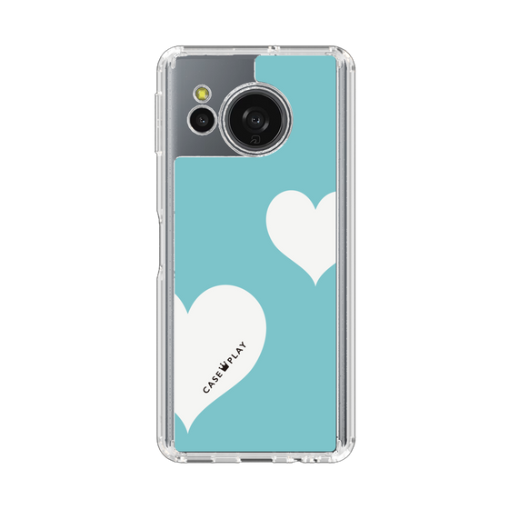 Slim Protection Case［ Two Hearts - Blue ］