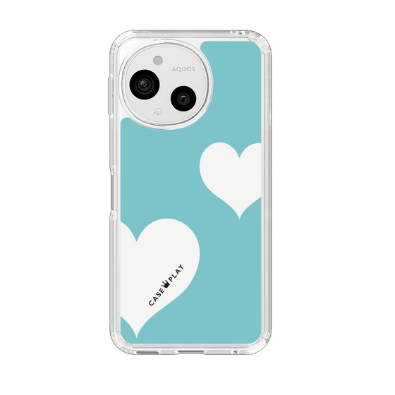 Slim Protection Case［ Two Hearts - Blue ］