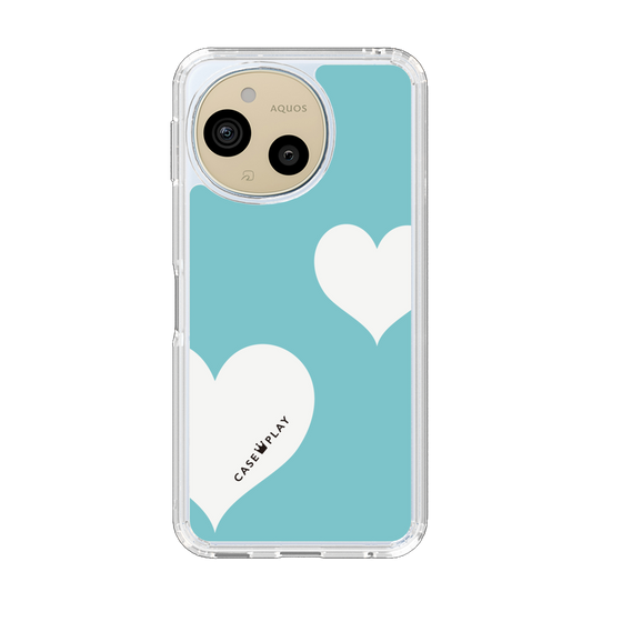 Slim Protection Case［ Two Hearts - Blue ］