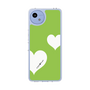 Slim Protection Case［ Two Hearts - Green ］
