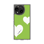 Slim Protection Case［ Two Hearts - Green ］