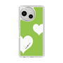 Slim Protection Case［ Two Hearts - Green ］