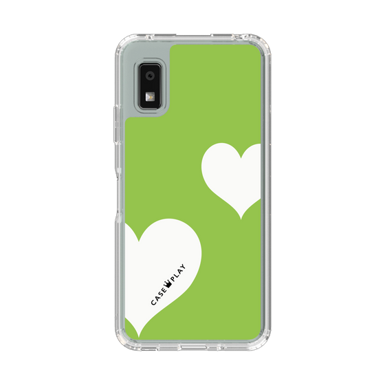 Slim Protection Case［ Two Hearts - Green ］