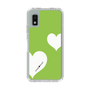 Slim Protection Case［ Two Hearts - Green ］