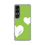 Slim Protection Case［ Two Hearts - Green ］
