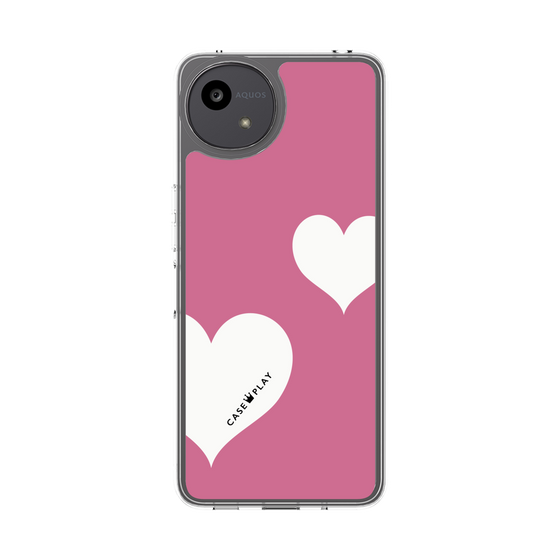 Slim Protection Case［ Two Hearts - Pink ］