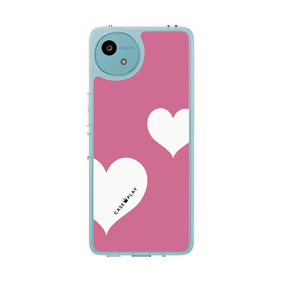 Slim Protection Case［ Two Hearts - Pink ］