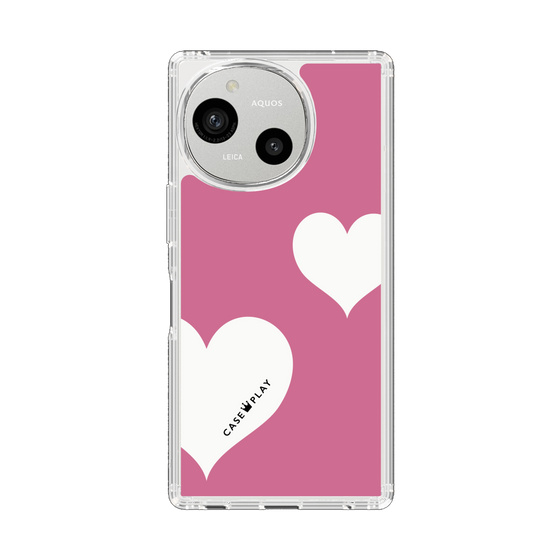 Slim Protection Case［ Two Hearts - Pink ］