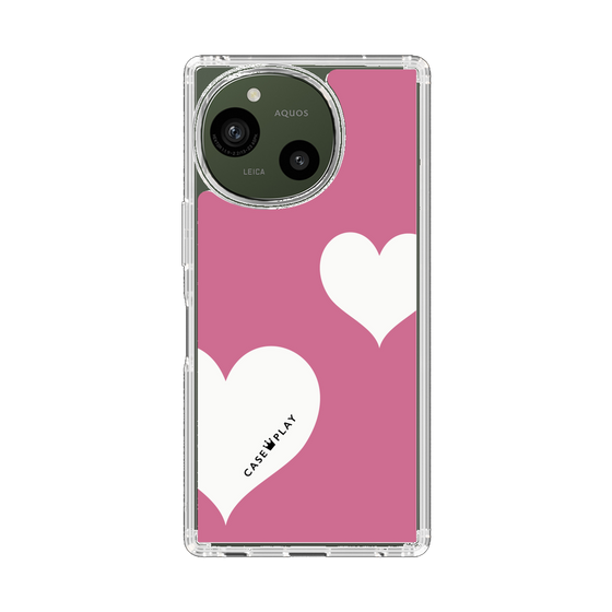 Slim Protection Case［ Two Hearts - Pink ］