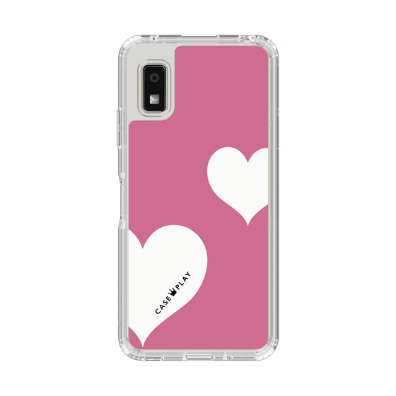 Slim Protection Case［ Two Hearts - Pink ］