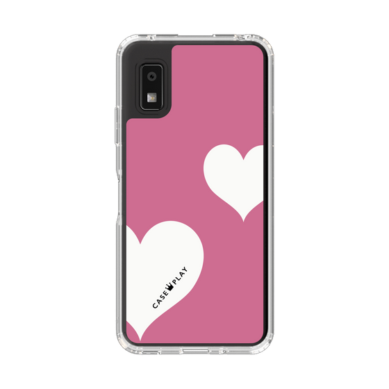 Slim Protection Case［ Two Hearts - Pink ］