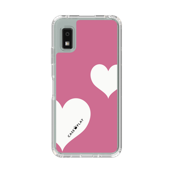 Slim Protection Case［ Two Hearts - Pink ］