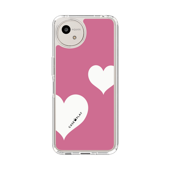 Slim Protection Case［ Two Hearts - Pink ］