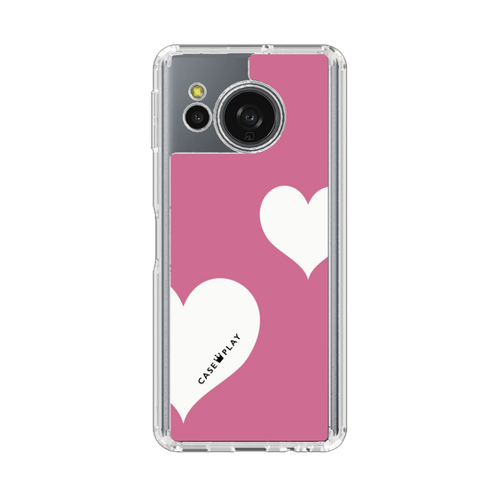 Slim Protection Case［ Two Hearts - Pink ］