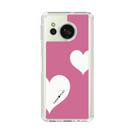 Slim Protection Case［ Two Hearts - Pink ］