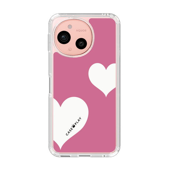 Slim Protection Case［ Two Hearts - Pink ］