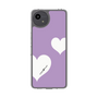 Slim Protection Case［ Two Hearts - Purple ］