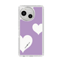 Slim Protection Case［ Two Hearts - Purple ］