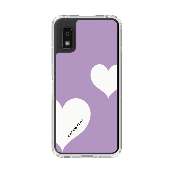Slim Protection Case［ Two Hearts - Purple ］