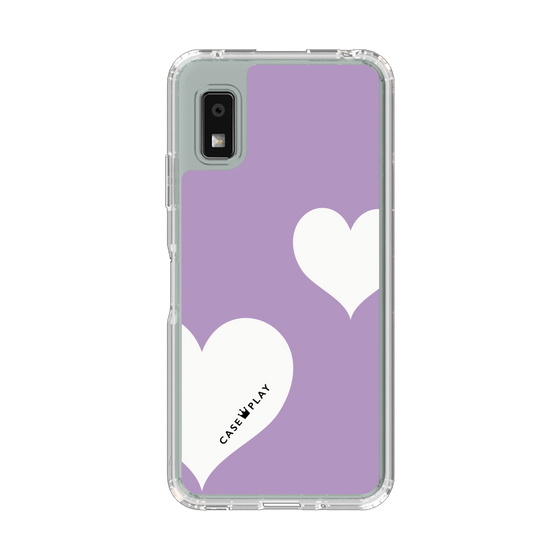Slim Protection Case［ Two Hearts - Purple ］