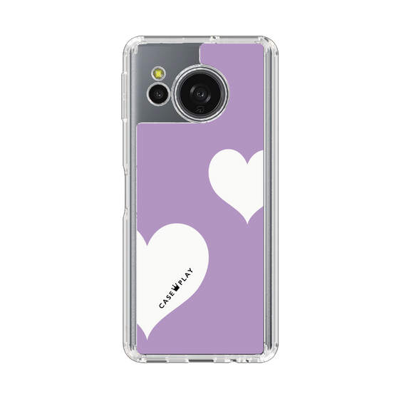 Slim Protection Case［ Two Hearts - Purple ］