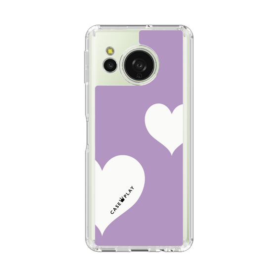 Slim Protection Case［ Two Hearts - Purple ］