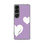Slim Protection Case［ Two Hearts - Purple ］