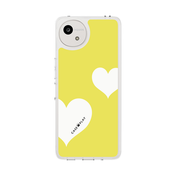 Slim Protection Case［ Two Hearts - Yellow ］