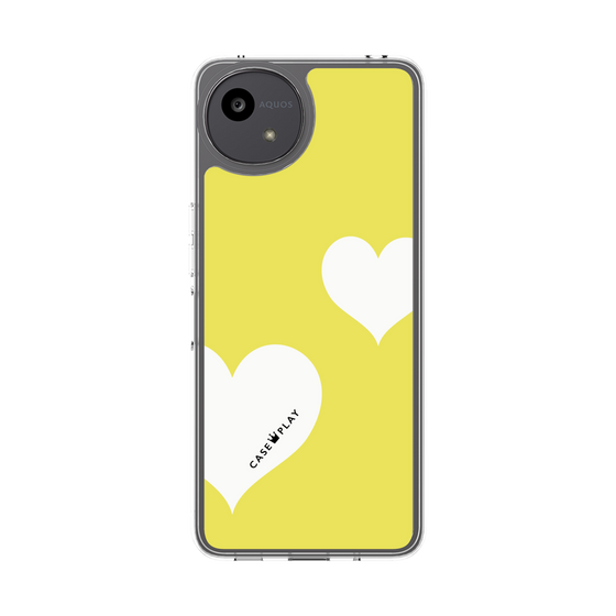Slim Protection Case［ Two Hearts - Yellow ］