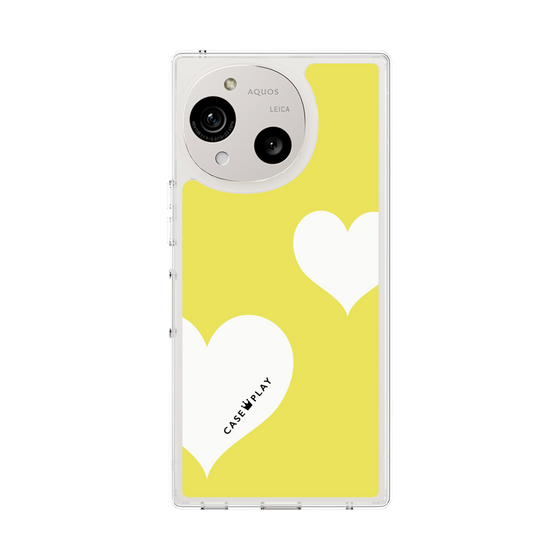 Slim Protection Case［ Two Hearts - Yellow ］