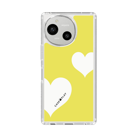 Slim Protection Case［ Two Hearts - Yellow ］