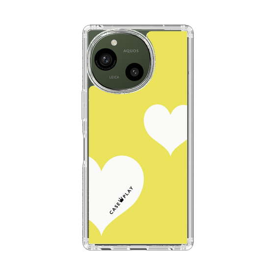 Slim Protection Case［ Two Hearts - Yellow ］