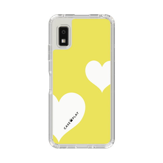 Slim Protection Case［ Two Hearts - Yellow ］