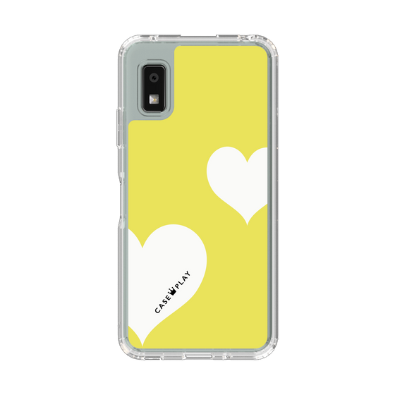 Slim Protection Case［ Two Hearts - Yellow ］