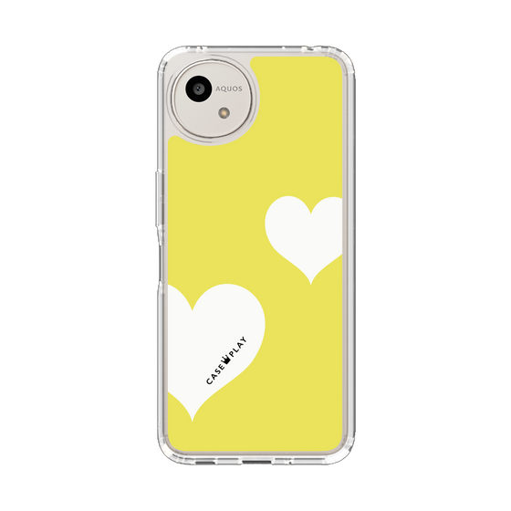 Slim Protection Case［ Two Hearts - Yellow ］