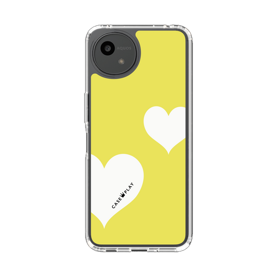 Slim Protection Case［ Two Hearts - Yellow ］