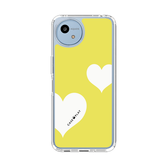 Slim Protection Case［ Two Hearts - Yellow ］
