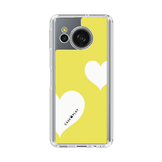 Slim Protection Case［ Two Hearts - Yellow ］