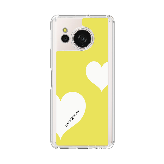 Slim Protection Case［ Two Hearts - Yellow ］