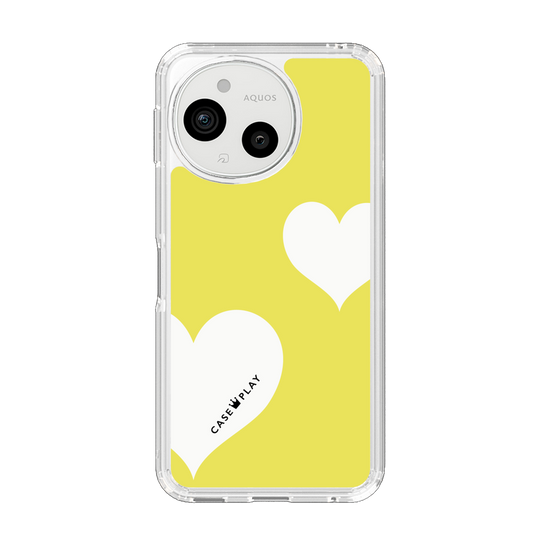 Slim Protection Case［ Two Hearts - Yellow ］